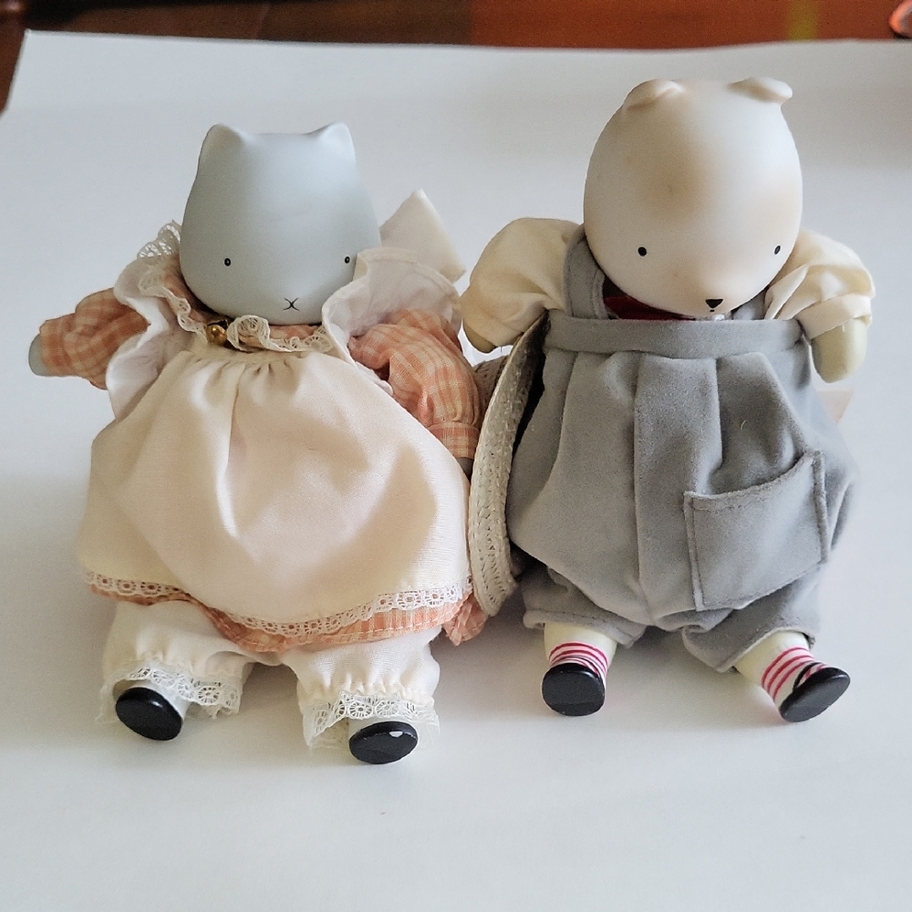 Misha And Puff Gray and Cream Dolls Collection